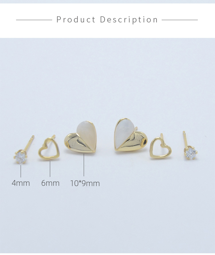 Stud Earrings Set