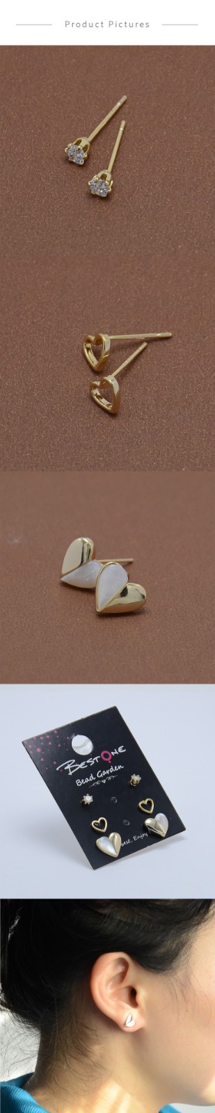 Stud Earrings Set