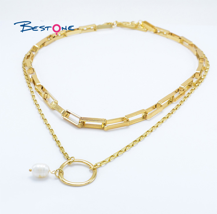 2 Layer Gold Chian Necklace