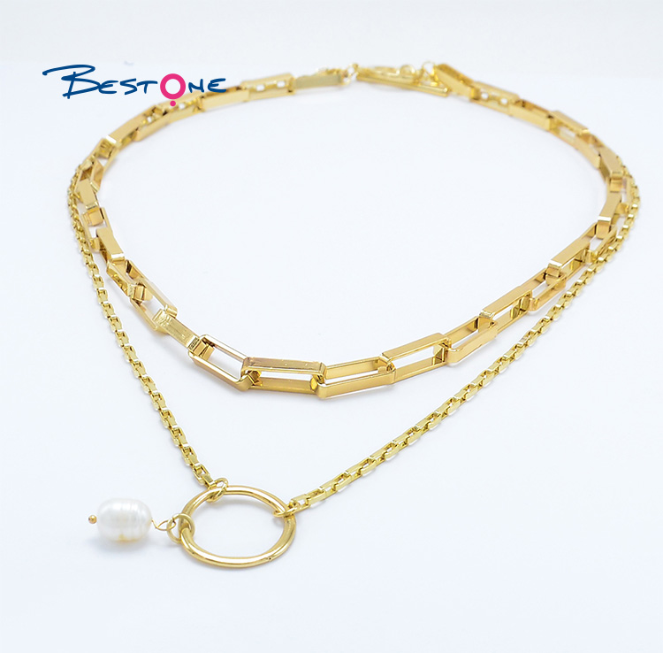 2 Layer Gold Chian Necklace