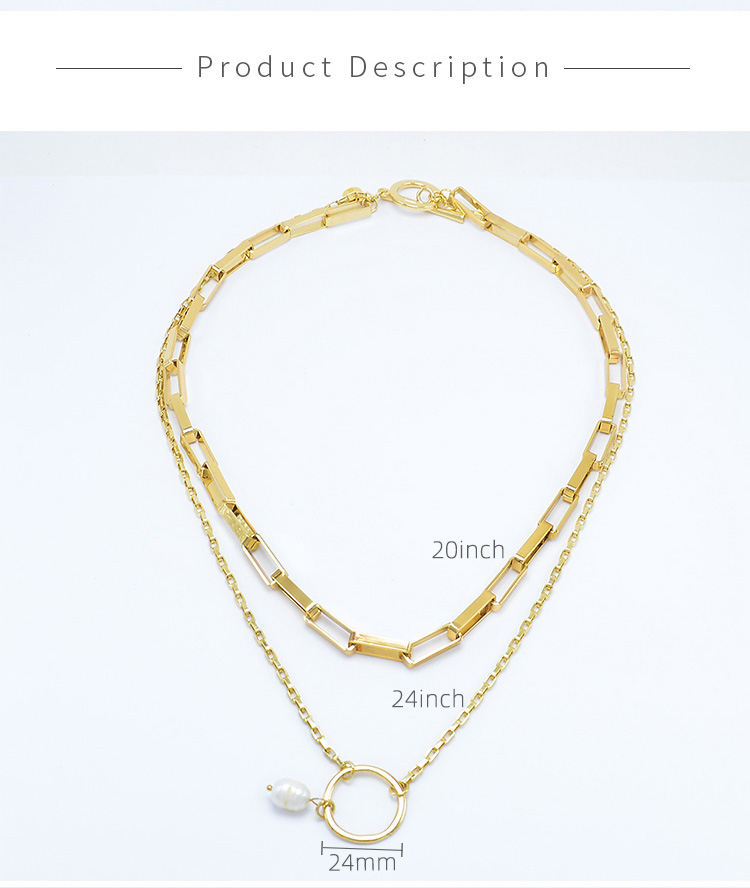 2 Layer Gold Chian Necklace
