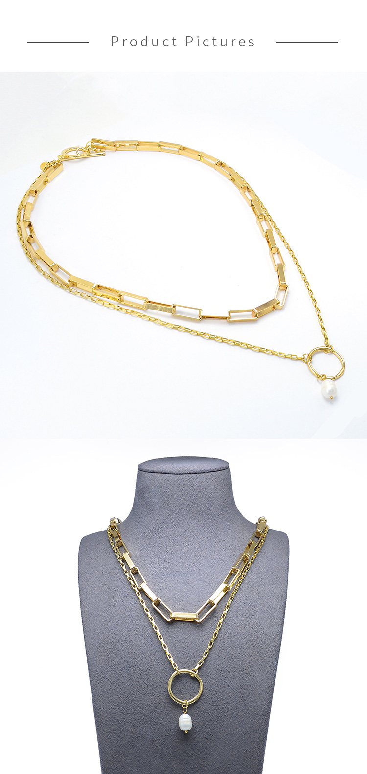 2 Layer Gold Chian Necklace