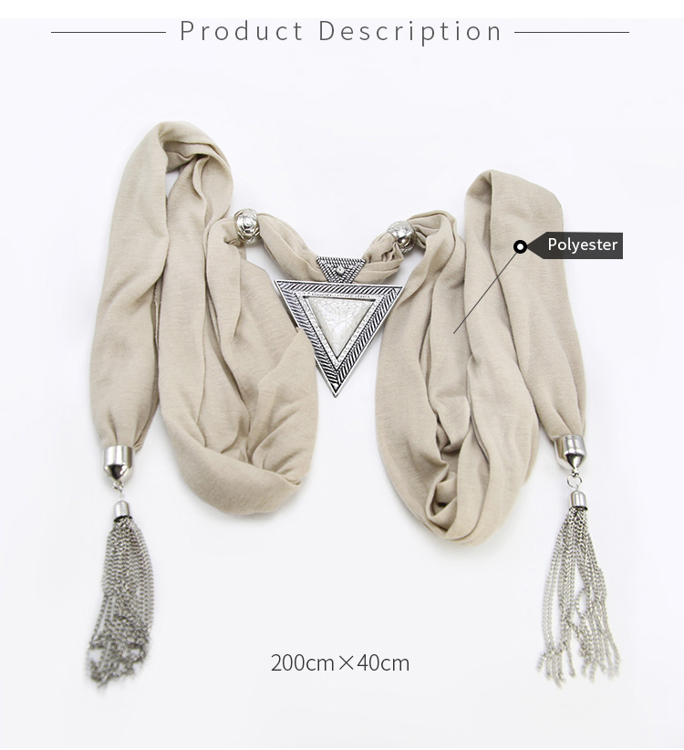 Clasical Scarf Necklace