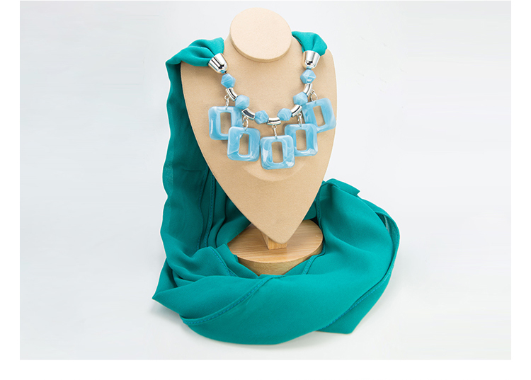 New Scarf Necklace Bead Jewelry