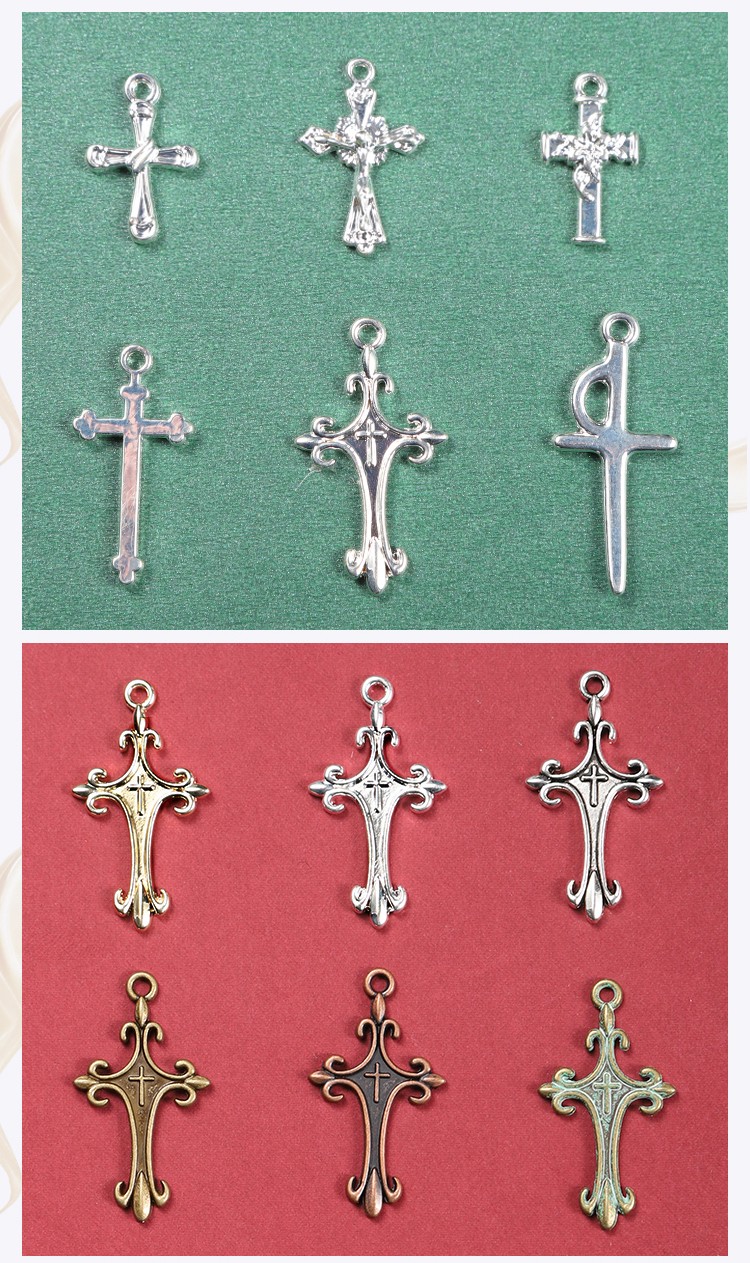 Metal Cross Charm