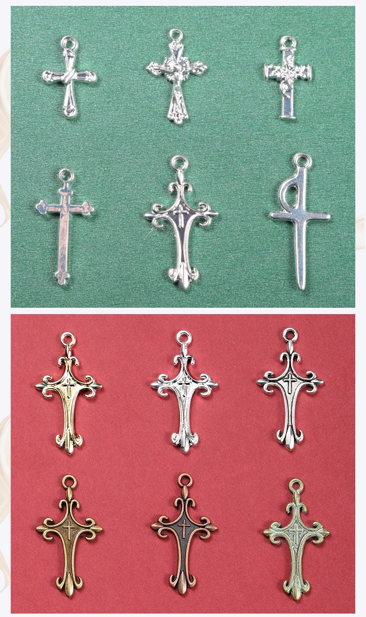 Metal Cross Charm