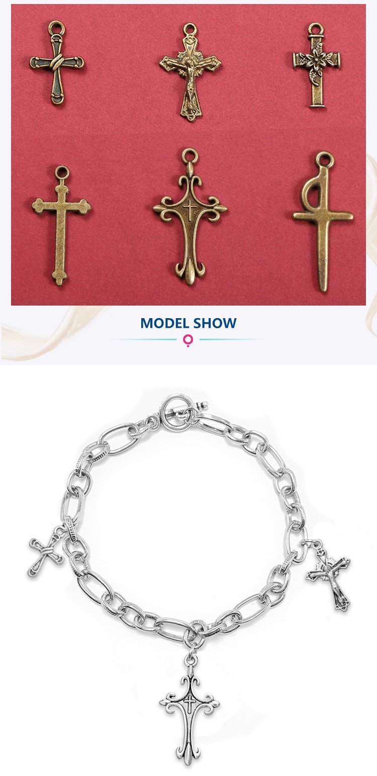 Metal Cross Charm