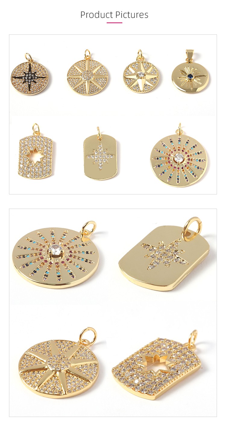 Metal Charm Brass