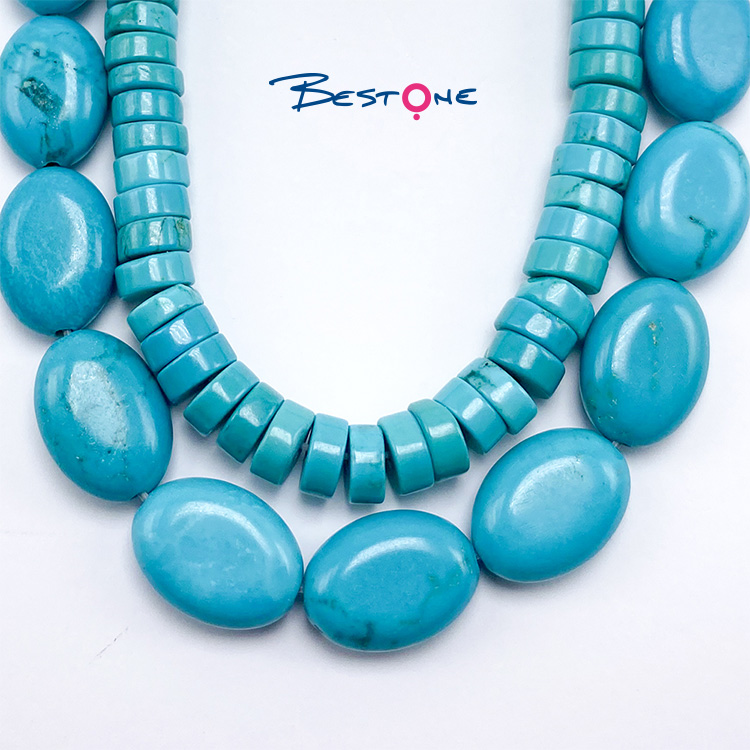 10*14mmTurquoise Oval Beads