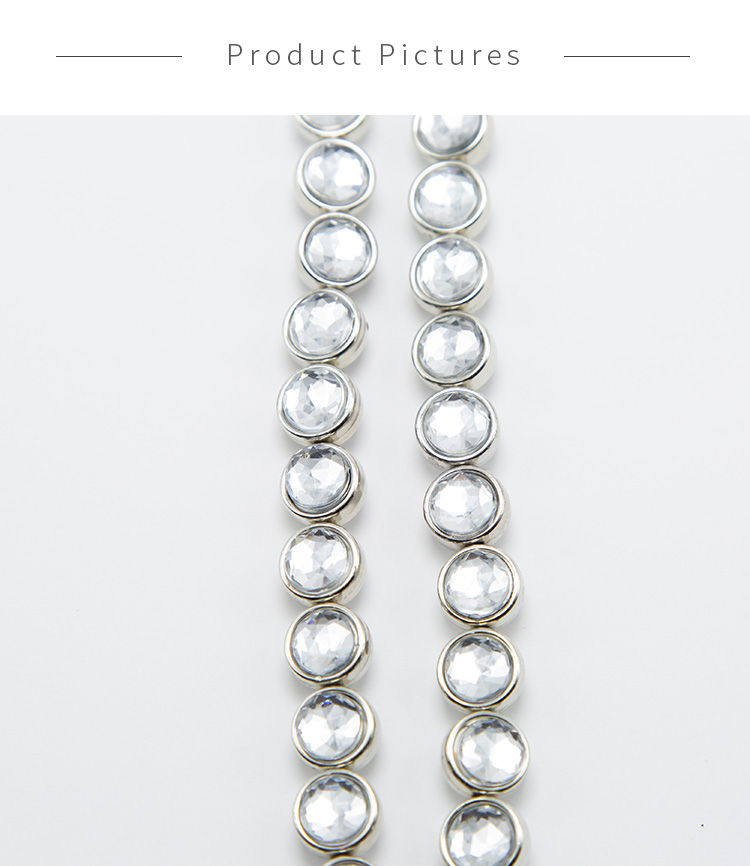 White Disc Beads Acrylic Beads