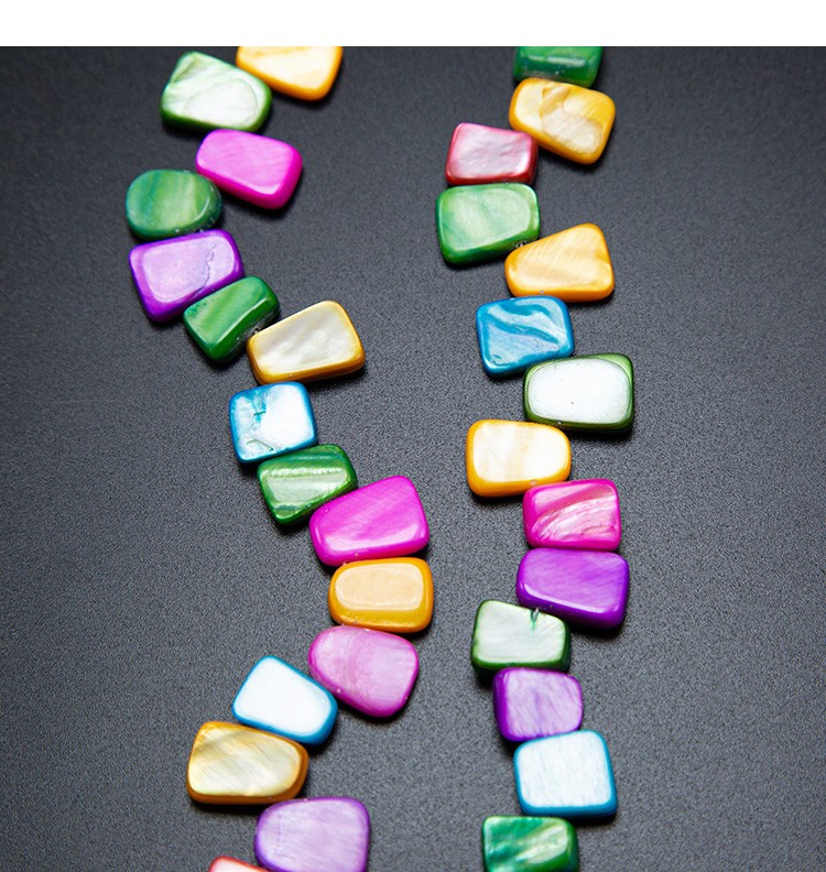 Dyed Shell Beads Mutil Color Fancy Beads