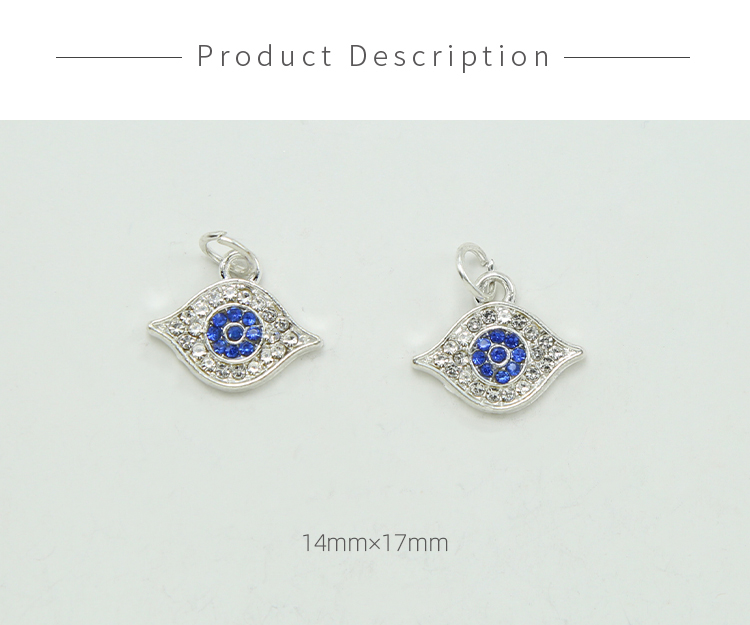 Evil Eye Silver Plated Charm