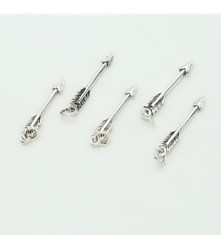Arrow Antique Silver Charm