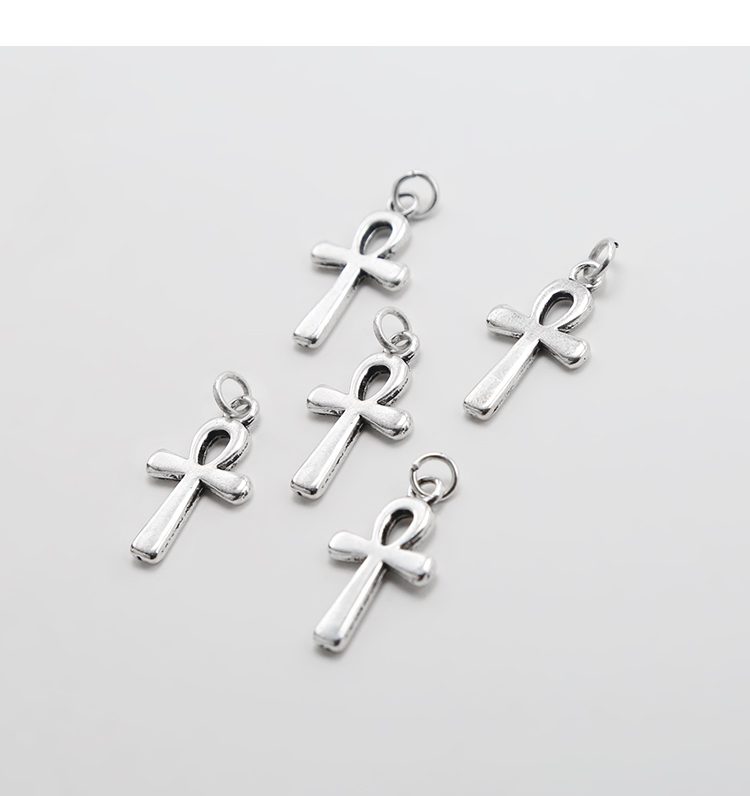 Ankh Antique Silver Charm