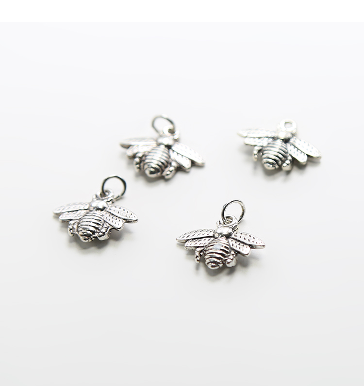 Bee Antique Silver Charm