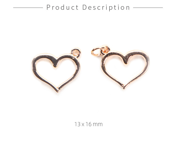 14K Real Gold Plated Charm