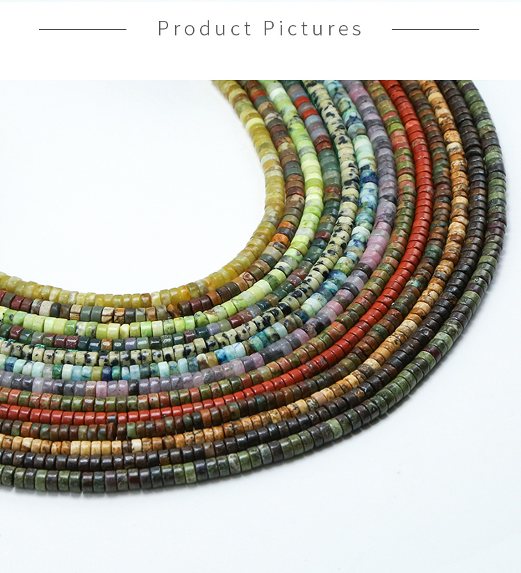 Gemstone Heishi Beads