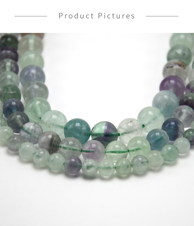 Fluorite Round Beads