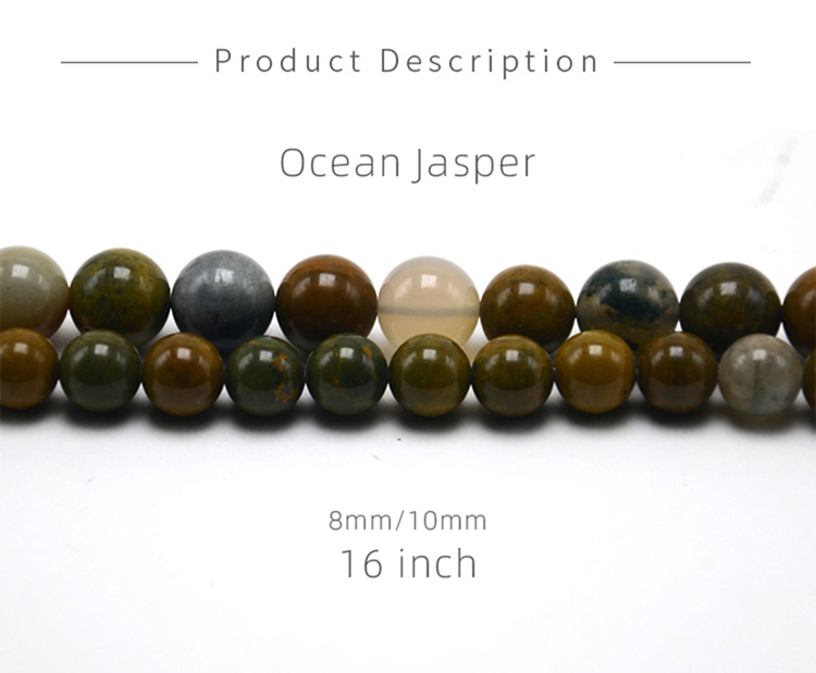 Ocean Jasper Round Beads