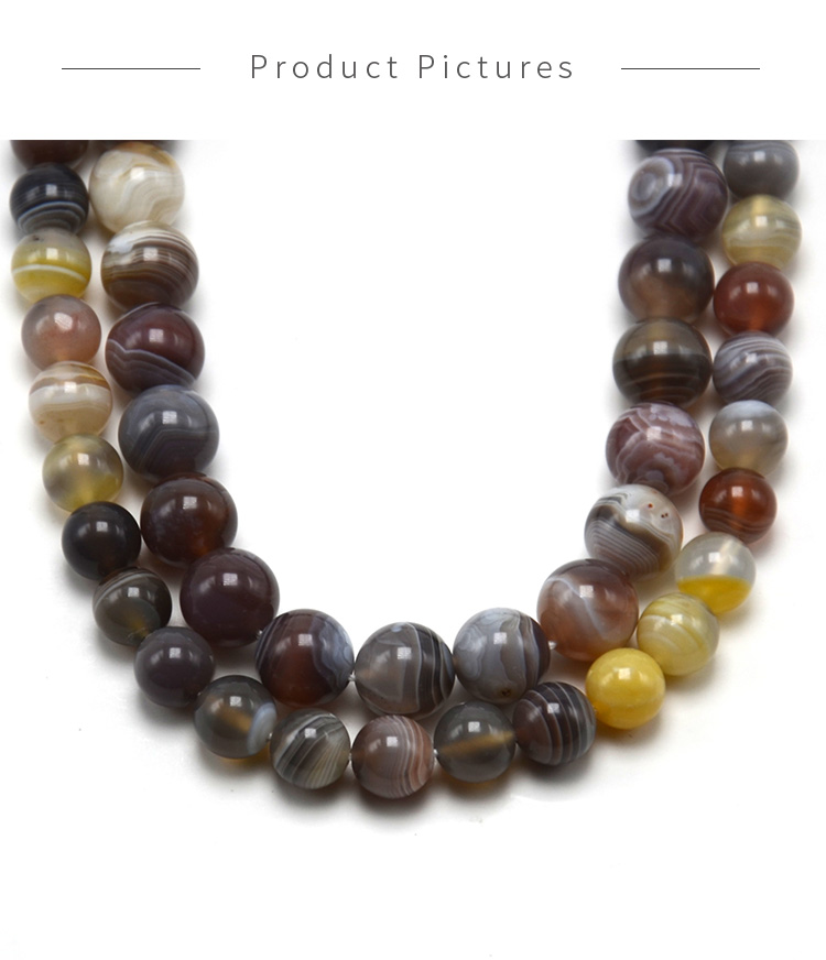 Botswana Agate Round Beads