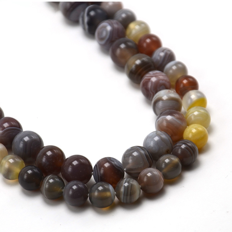 Botswana Agate Round Beads