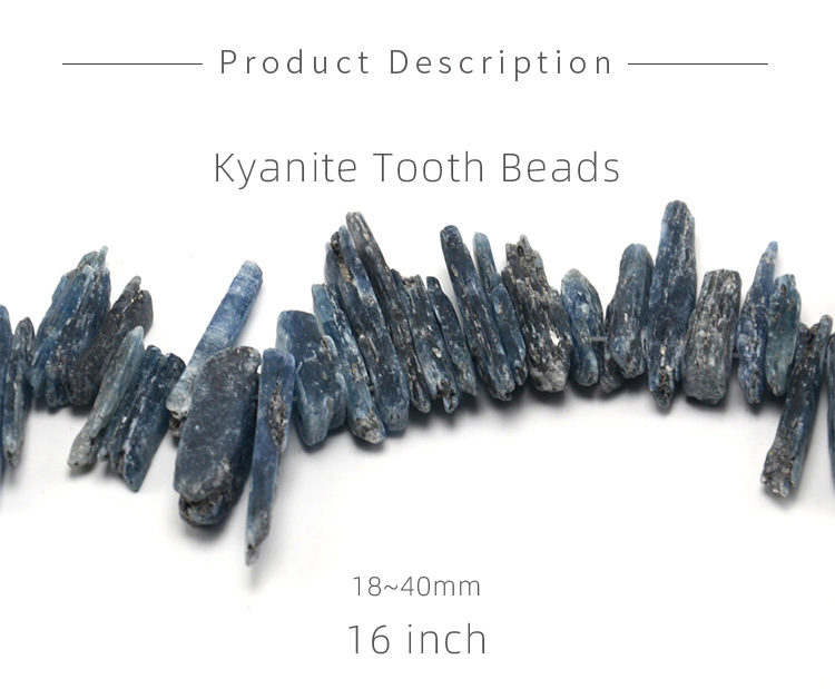 Kyanite Tooth Beads