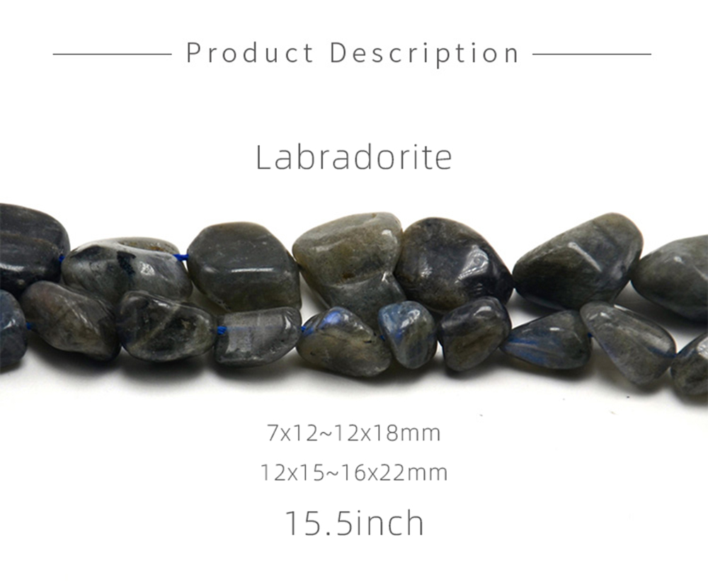 Labradorite Tooth Beads