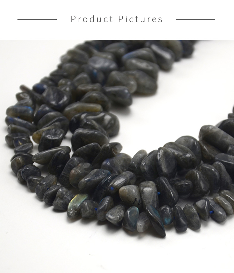 Labradorite Tooth Beads Beads