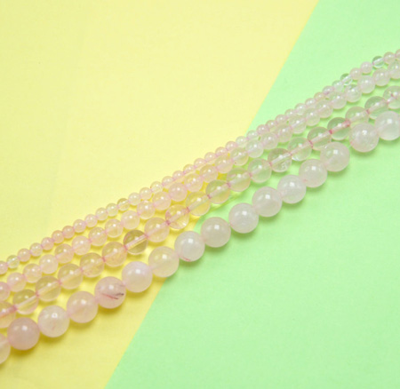 Rose Quartz Gemstone Loose Round Beads