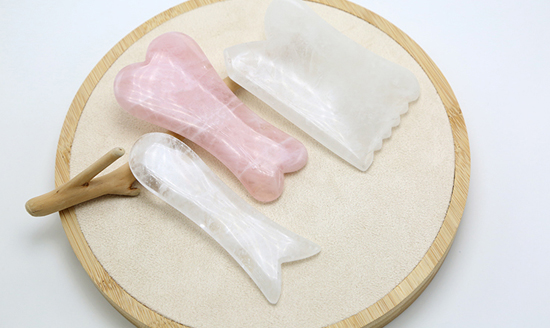 Natural Rose Quartz Gua Sha