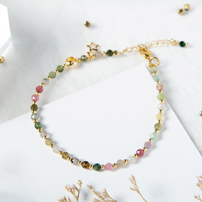 3mm Colorful Tourmaline Bracelets