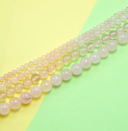 4mm 6mm 8mm 10mm Rose Quartz Gemstone Loose Round Beads