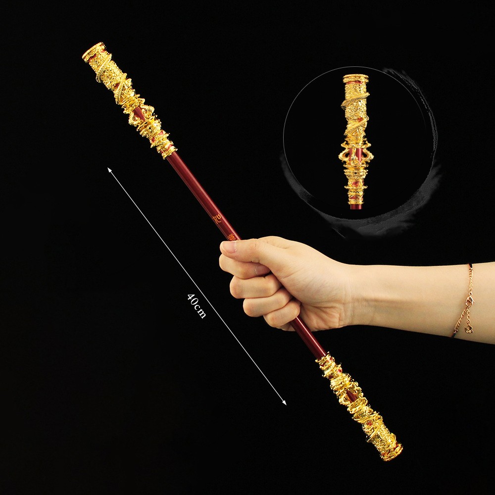 Black Myth Wukong Ruyi Jingu Bang 35cm gold plated