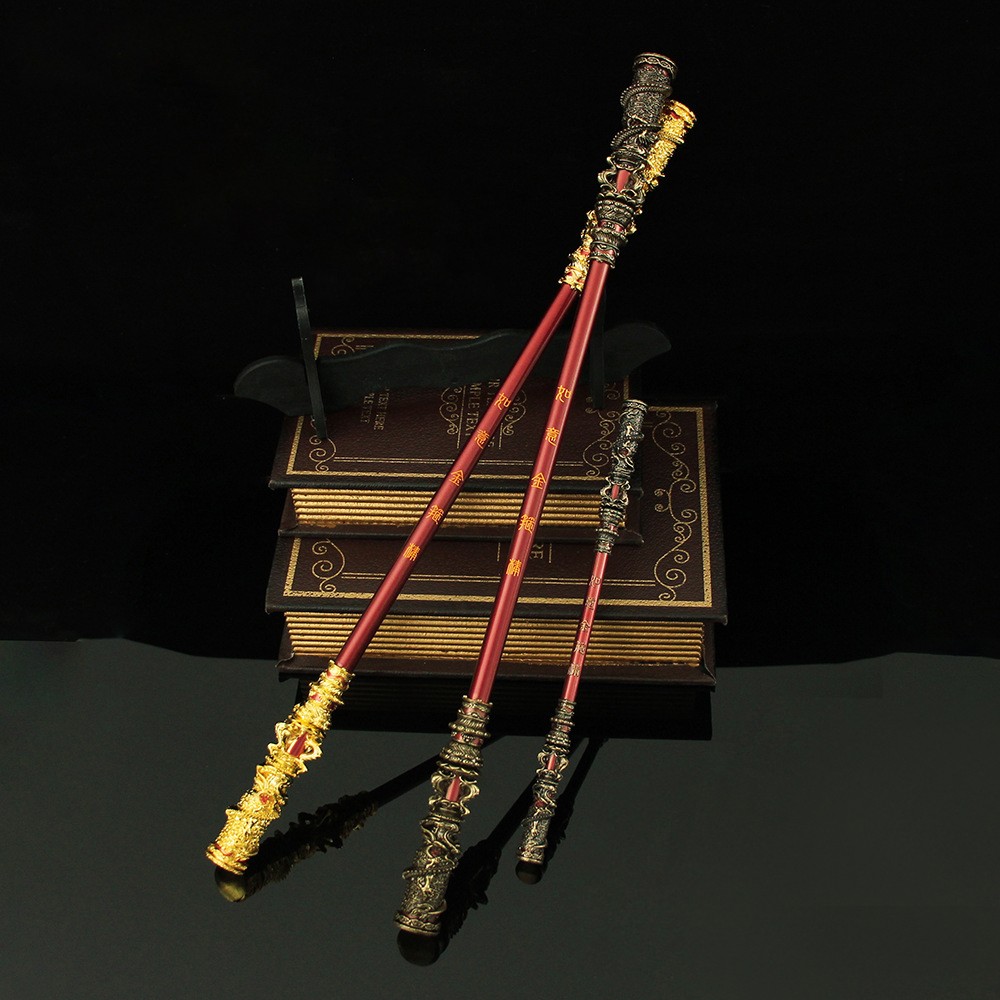 Black Myth Wukong Ruyi Jingu Bang 35cm gold plated