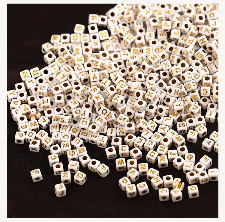 Bestone Plastic Cube Beads Assortment Dice