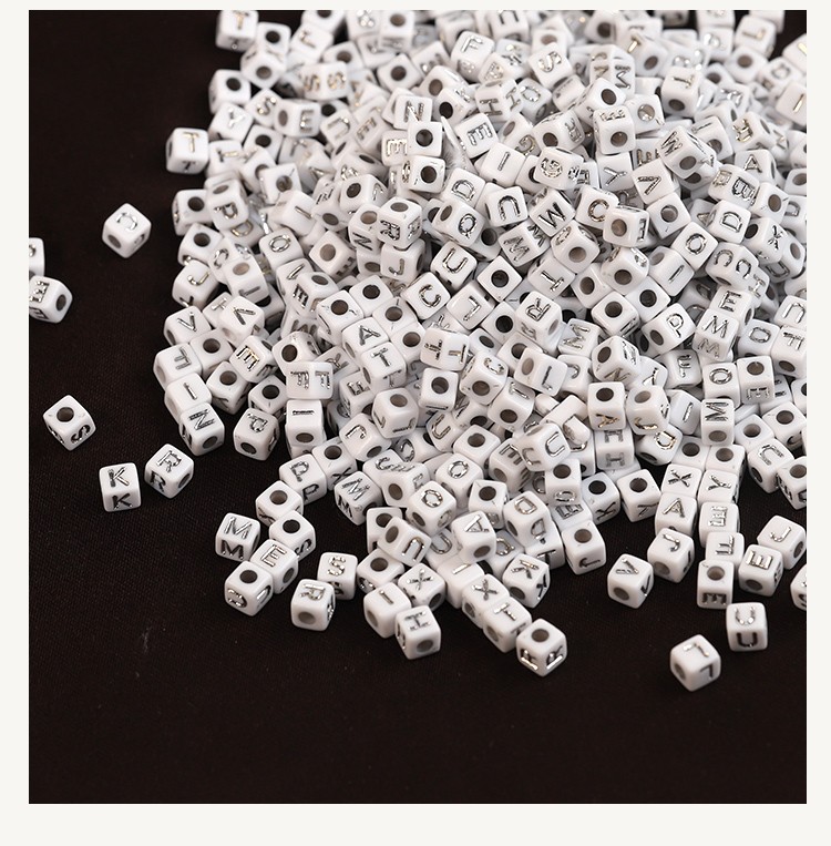 Bestone Plastic Cube Beads Assortment Dice