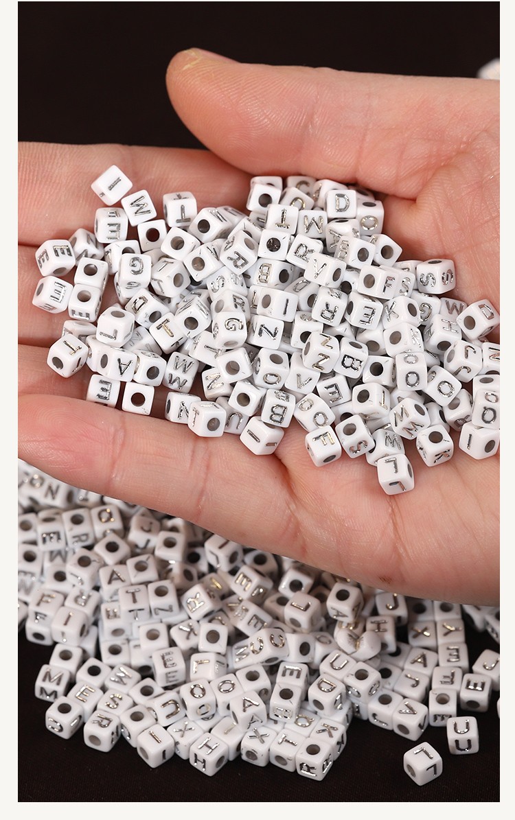 Bestone Plastic Cube Beads Assortment Dice