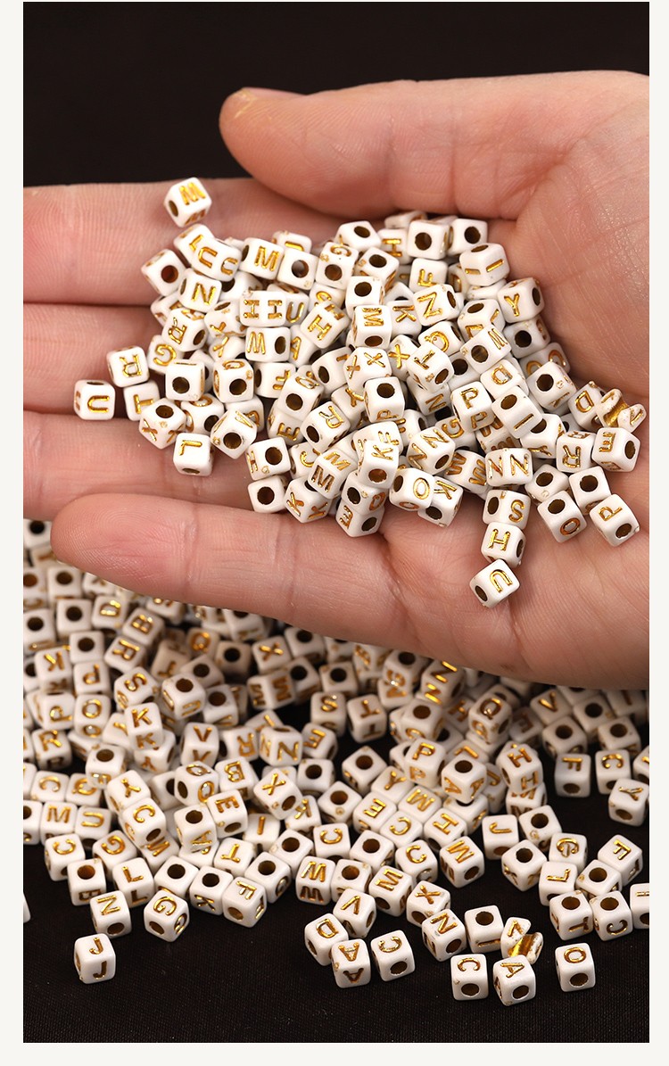 Bestone Plastic Cube Beads Assortment Dice