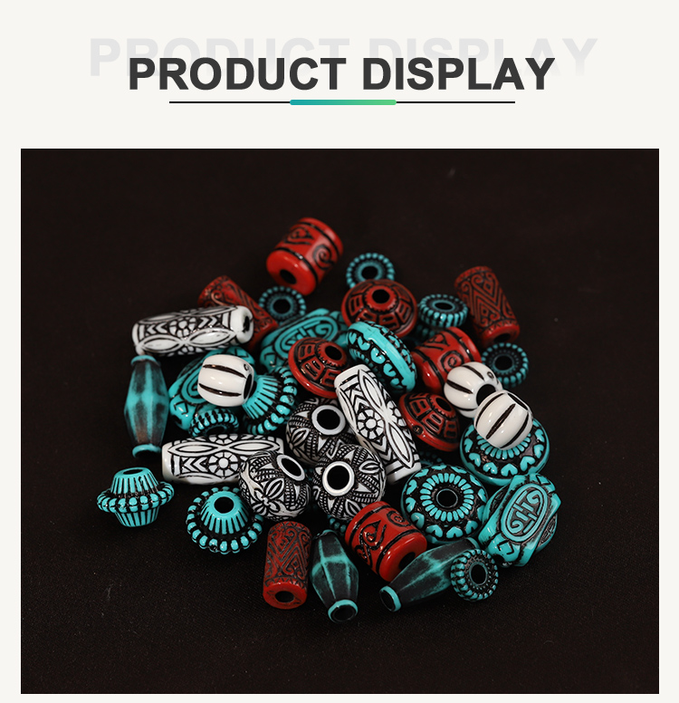 Mixed-Plating Acrylic CCB Beads Set Black Washed Finish, Various Shapes
