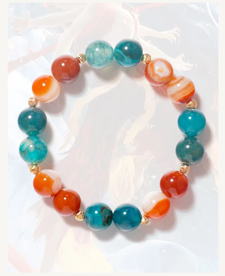 Nezha Spirit Bead Bracelet – Mythical Protection