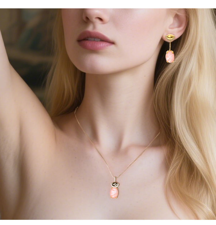 Brilliance Set – White Zircon Earrings