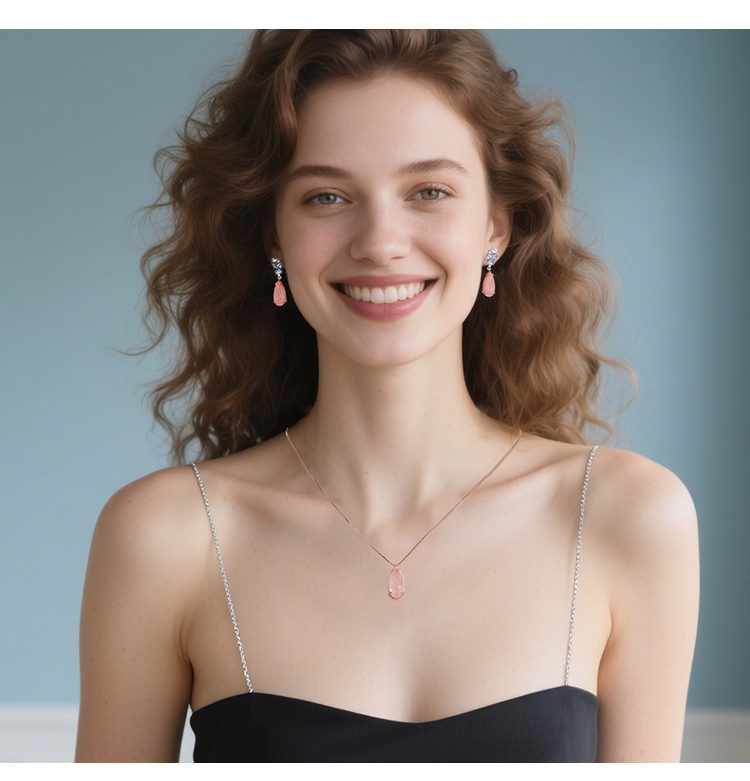 Fusion Art Glass Jewelry Set – Earrings