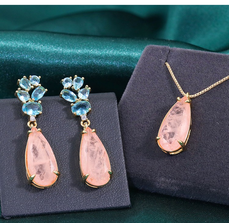 Fusion Art Glass Jewelry Set – Earrings