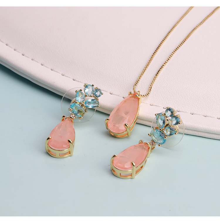 Fusion Art Glass Jewelry Set – Earrings