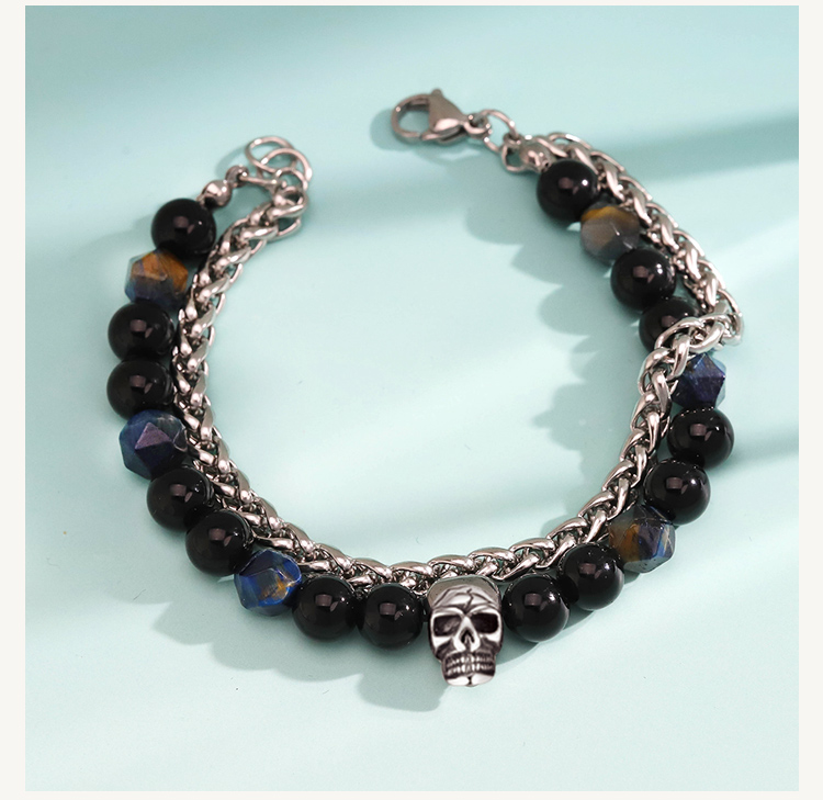 Steel Spirit Skull Bracelet – 7