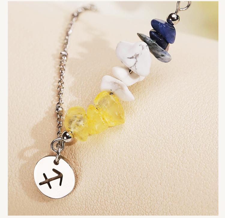 Zodiac Spirit Crushed Stone Necklace – 41cm