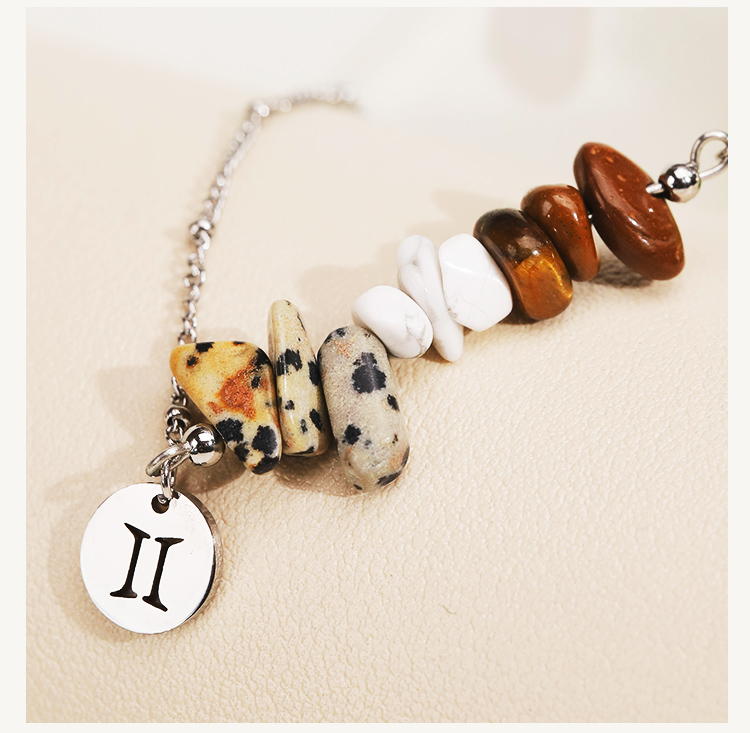 Zodiac Spirit Crushed Stone Necklace – 41cm
