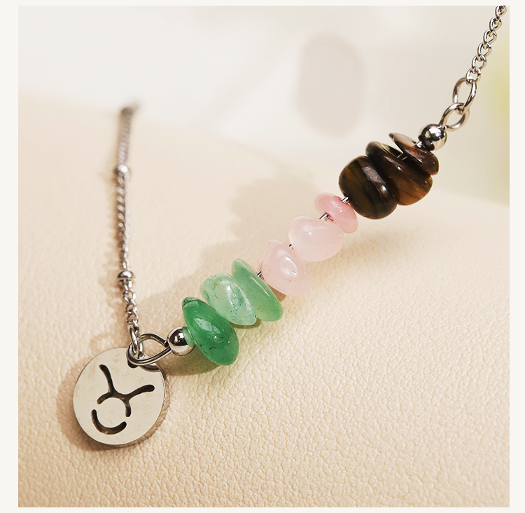 Zodiac Spirit Crushed Stone Necklace – 41cm