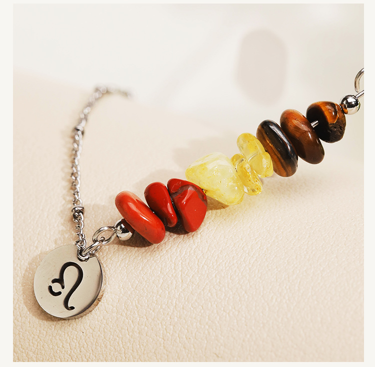 Zodiac Spirit Crushed Stone Necklace – 41cm