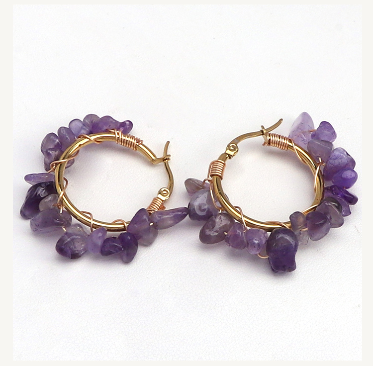 Mini Gemstone Energy Stud Earrings – 3.5mm